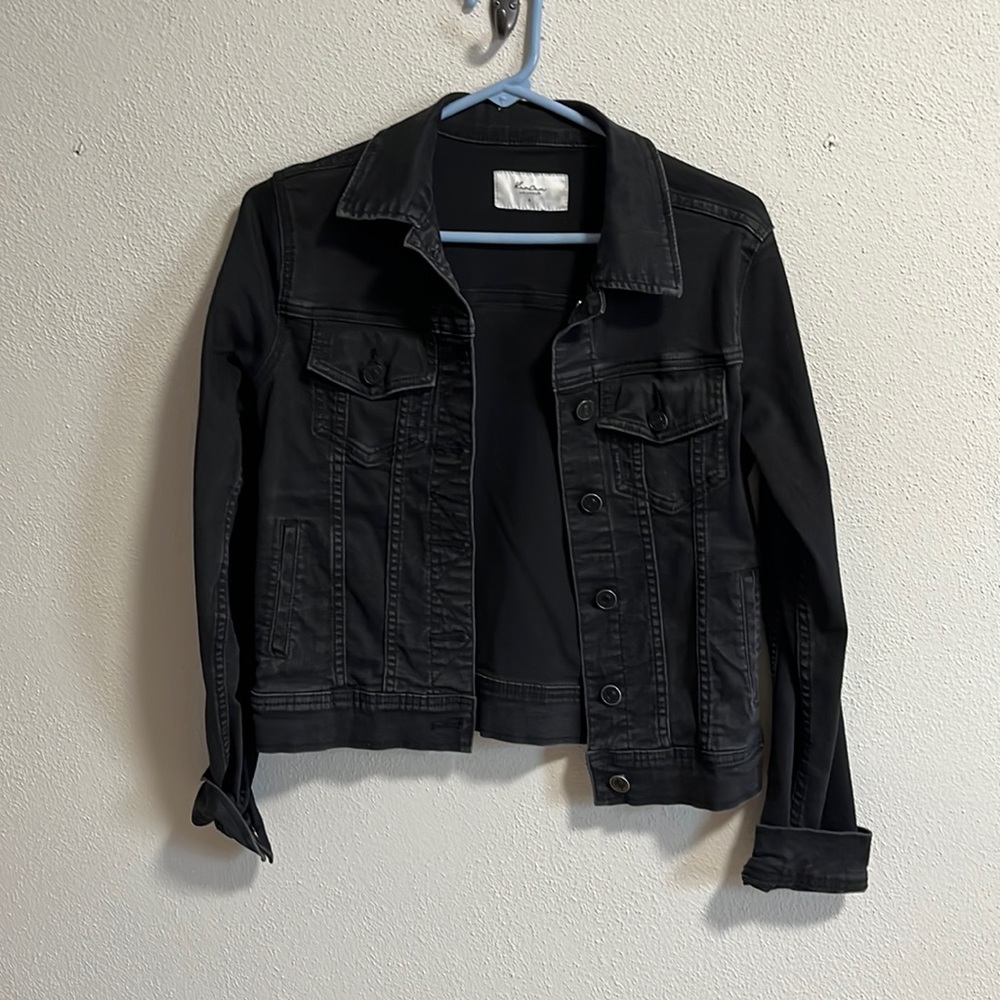 Black jean jacket